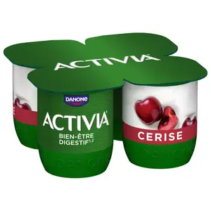Activia Yaourt aux fruits cerise bifidus 4x125g