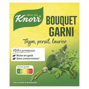 Knorr Bouillon Cubes Bouquet Garni Thym Persil Laurier 9 Cubes 99g