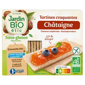Jardin Bio Tartines Craquantes Châtaignes 150g