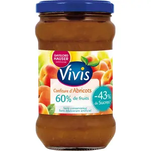 Gayelord Hauser Confiture D'Abricots, Fructose, -43% De Sucres 320g