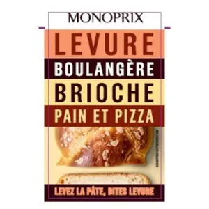 Monoprix Levure Boulangère déshydratée 5x5g