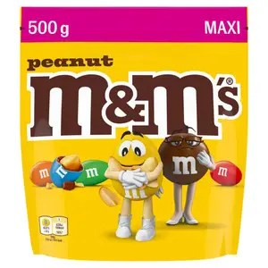 M&M's Cacahuète Enrobée De Chocolat Pochon 500g