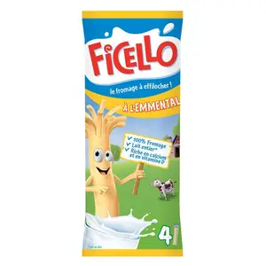 Ficello Bâtonnets à l'Emmental 20% de matières grasses 4x21g