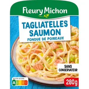 Fleury Michon Tagliatelles Au Saumon Crème Ciboulette 280g