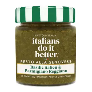 Italians Do It Better Pesto, Basilic Et Parmigiano Reggiano 135g