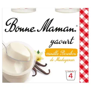 Bonne Maman Yaourt Vanille Bourbon 4x125g