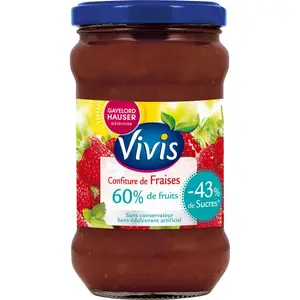 Gayelord Hauser Confiture de fraises au fructose 320g