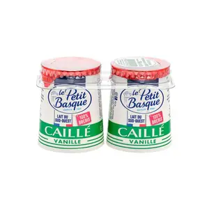 Le Petit Basque Yaourt caillé à la vanille au lait de brebis 2x125g