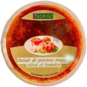 Yarden Salade de poivrons rouges olives et tomates 200g