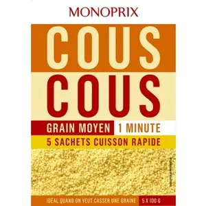 Monoprix Couscous grain moyen 500g