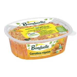 Bonduelle Carottes râpées à la moutarde à l'ancienne 300g