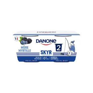 Danone Skyr Mûre myrtille 2x145g