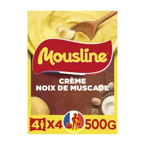 Mousline Purée de pomme de terre Crème & Pointe de Muscade 500g