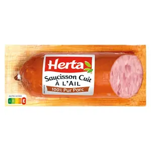 Herta Saucisson cuit à l'ail 300g