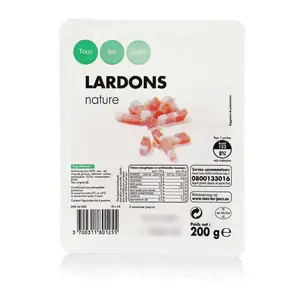 Tous Les Jours Lardons Nature 200g