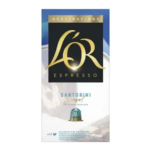 L'Or Espresso café Santorini x10
