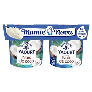 Mamie Nova Yaourt Noix De Coco 2x150g