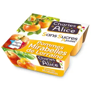 Charles & Alice Pommes Mirabelles De Lorraine 4x97g