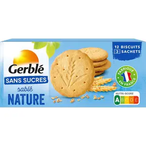 Gerblé Biscuit Nature Sans Sucres Ajoutés 132g