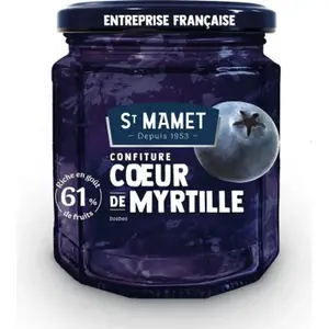 Saint Mamet Confiture Coeur de myrtille 310g