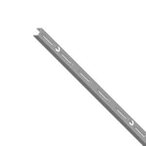 Cremaillere simple blanc aluminium 500mm