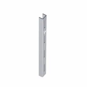 Crémaillère simple 100cm gris