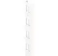 Cremaillere double blanche 100cm