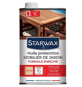 Huile protectrice pour mobilier de jardin