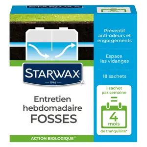 Entretien hebdomadaire pour fosses