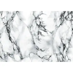 Adhesif effet marbre noir au metre lineaire / largeur 45cm