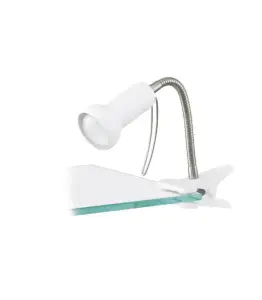 Lampe à Pince Fabio blanc 1X40W E14