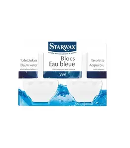 Bloc wc eau bleue pour cuvette de toilette