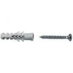 Blister Cheville Standard Avec Vis Nf 10 Sks