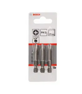 Jeu 3 embouts ph3-49 extra dur BOSCH acc