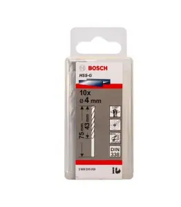 Jeu 10 foret a metaux hss-g 4x43x75 BOSCH acc