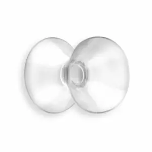 Ventouse Double 31Mm Transparent