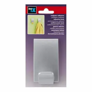 Porte Manteau Adhesif Rectangulaire Chrome