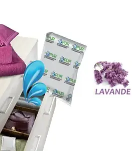 Absorbeur d’humidité et désodorisant pour penderie lavande 3×36 G