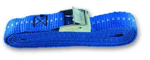 Sangle Polypropylène Avec Tendeur À Cliquet Bleu 2,5 Mètres 25Mm