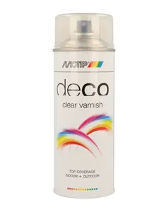 Vernis aérosol laque transparente 150ml MOTIP