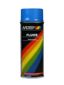 Bombe de peinture bleu fluo 400 ml MOTIP