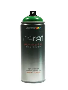 Peinture aérosol Carat Vert Lutece brillante 400mL MOTIP