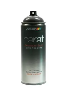 Peinture aérosol Carat grise Pierre brillante 400ml MOTIP