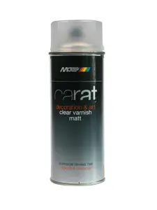 Vernis en spray carat décoration et art transparent mat 400 ml MOTIP