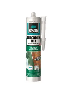 Bison Mastic Silicone Construction Blanc 300 ml