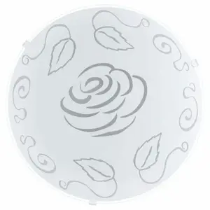 Plafonnier E27 60W Metal Verre Gris Mars1