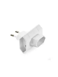 Triple adaptateur 10 A ivoire