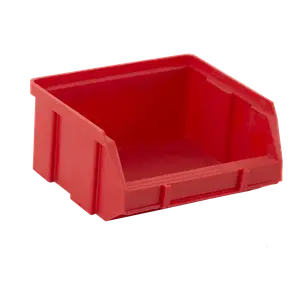 Bac à bec 100 x 95 x 50 mm rouge polypropylène