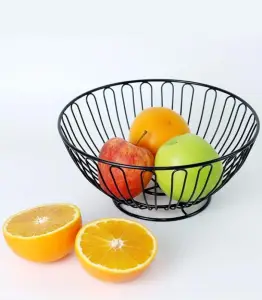 Panier à fruits noir