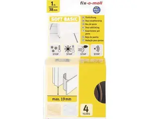 Joint de porte standard autocollant marron 1m 38mm